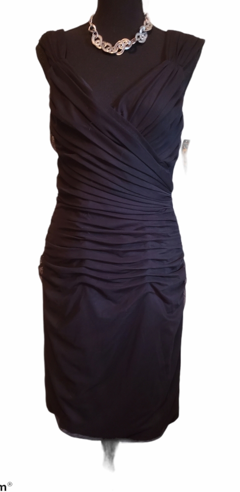 Black evening dress by Alex Evening